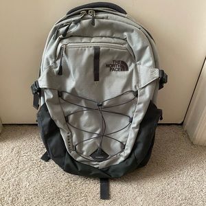 Gray North Face Borealis Backpack